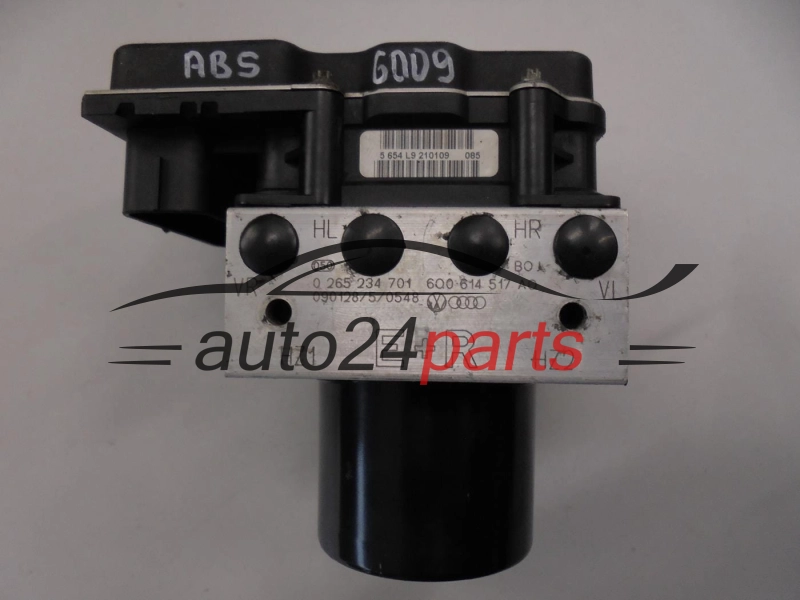 POMPA ABS I STEROWNIK VOLKSWAGEN 0265234701 6Q0614517AQ 6Q0907379BH 0265951008
