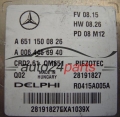 MOTORSTEUERGERÄT ECU STEUERGERÄT MERCEDES Delphi R0415A005A, 28191827, A 651 150 08 26