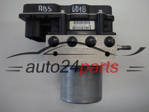 POMPA ABS I STEROWNIK PEUGEOT 0265252487 9808066080 0265952126