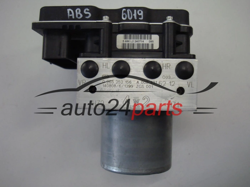 ABS POMPA MERCEDES VITO BOSCH 0 265 252 156, 0265252156, A 008 431 62 12, A0084316212, 0265951917