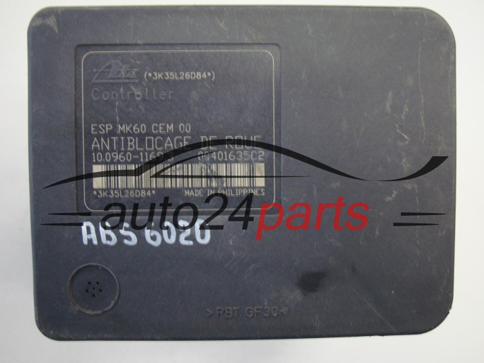 POMPA ABS I STEROWNIK PEUGEOT 9661691380 10.0960-1169.3 10096011693