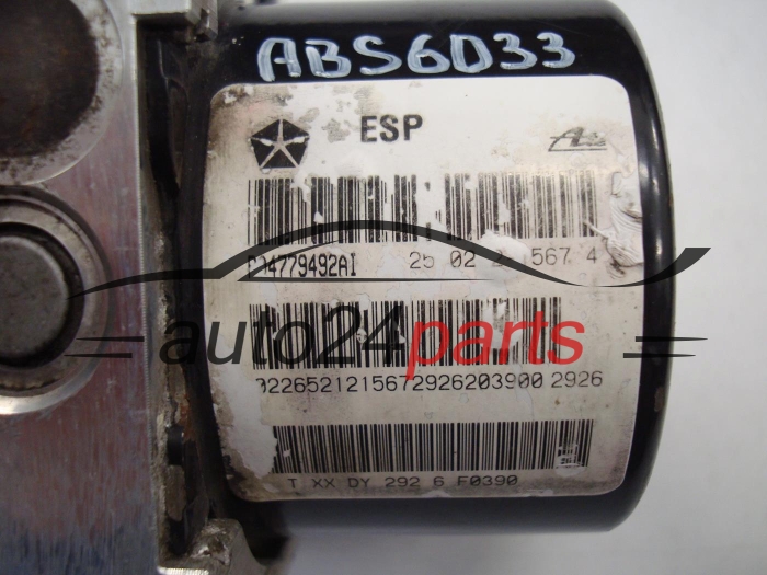 ABS POMPA I STEROWNIK CHRYSLER 300C P04779492AI, ATE 25.0212-1567.4, 25021215674, 25.0927-4335.3, 25092743353, 25.0613-3069.3, 25061330693
