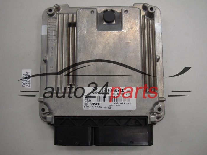 KOMPUTER STEROWNIK SILNIKA VW VOLKSWAGEN T5 T6 2.0 TDI BOSCH 0 281 016 376, 0281016376, 03L 906 022 CC, 03L906022CC, 03L907309K, EDC17CP20