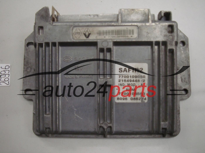 KOMPUTER STEROWNIK SILNIKA RENAULT TWINGO SAGEM 21649448-2, 216494482, 7700109050