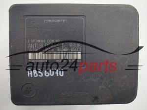 ABS POMPA I STEROWNIK PEUGEOT 9662295880, 10.0960-1187.3, 10096011873