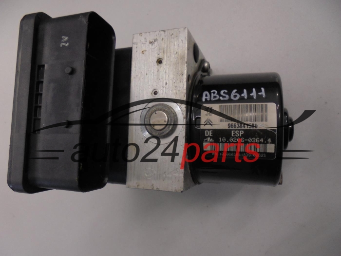 ABS POMPA I STEROWNIK CITROEN PEUGEOT 9663841580, 10.0206-0364.4, 10020603644, 10.0960-1181.3, 10096011813