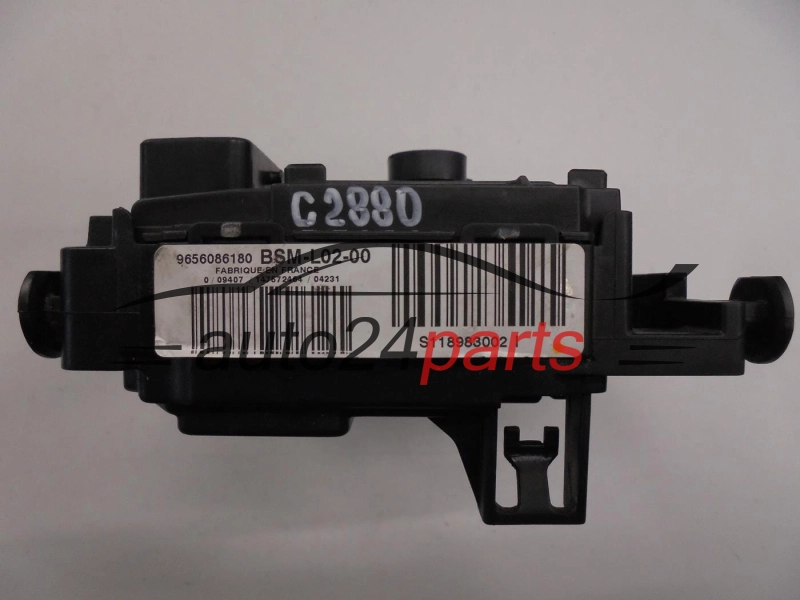 CENTRALKA MODUL STEROWNIK KOMFORTU BSI CITROEN PEUGEOT SIEMENS VDO S118983002 I, S118983002I, 9656086180, BSM L02-00