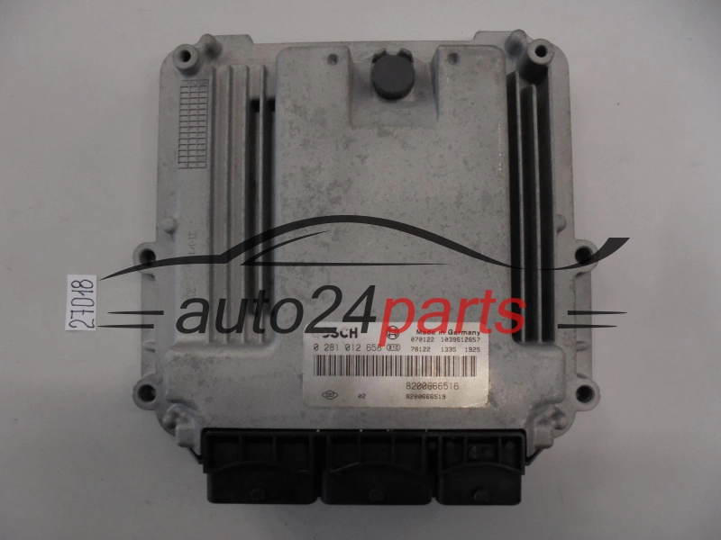 KOMPUTER STEROWNIK SILNIKA RENAULT MASTER TRAFIC BOSCH 0 281 012 658, 0281012658, 8200666516