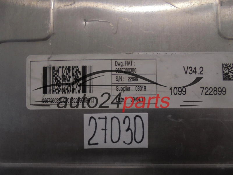 KOMPUTER STEROWNIK PEUGEOT 9667260380 618873
