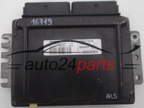 MOTORSTEUERGERÄT ECU STEUERGERAT RENAULT CLIO 1.2
