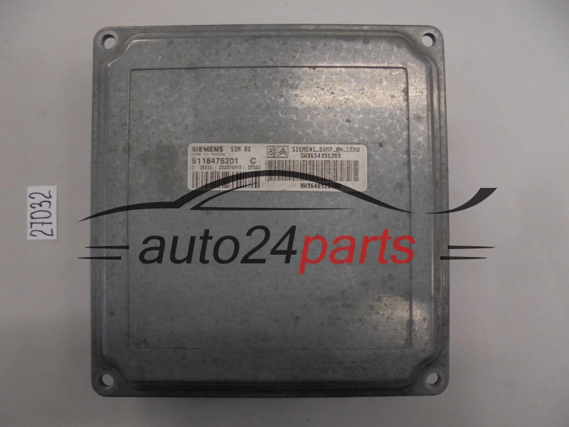 STEROWNIK SKRZYNI BIEGOW AUTOMATYCZNEJ CITROEN PEUGEOT S118475201C SW9654956280 HW9640922780 SIM82