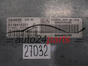 STEROWNIK SKRZYNI BIEGOW AUTOMATYCZNEJ CITROEN PEUGEOT S118475201C SW9654956280 HW9640922780 SIM82