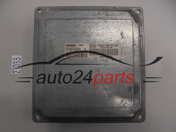 STEROWNIK SKRZYNI AUTOMATYCZNEJ CITROEN PEUGEOT S120216002A SW9651497380 HW9640922780 SIM82
