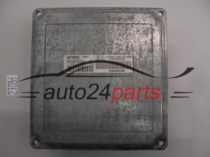 CITROEN PEUGEOT S118475101F SW99654953980 HW9640922780 SIM82