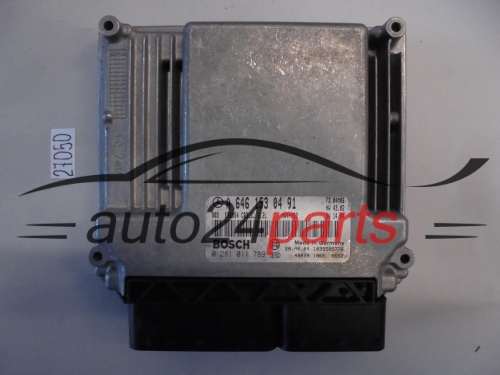 KOMPUTER STEROWNIK SILNIKA MERCEDES VITO BOSCH 0 281 011 789, 0281011789, A 646 153 04 91, A6461530491, CR3.31
