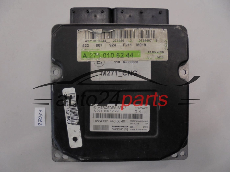 KOMPUTER STEROWNIK SILNIKA MERCEDES BENZ A2711501779 A0014465640 5WK90540