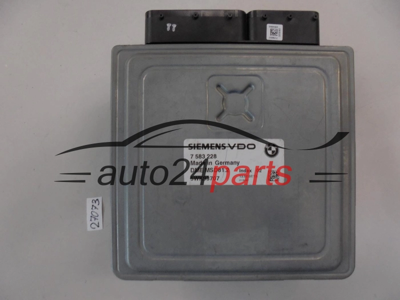KOMPUTER STEROWNIK SILNIKA BMW 7583228 5WK93707 DME MSD81.2