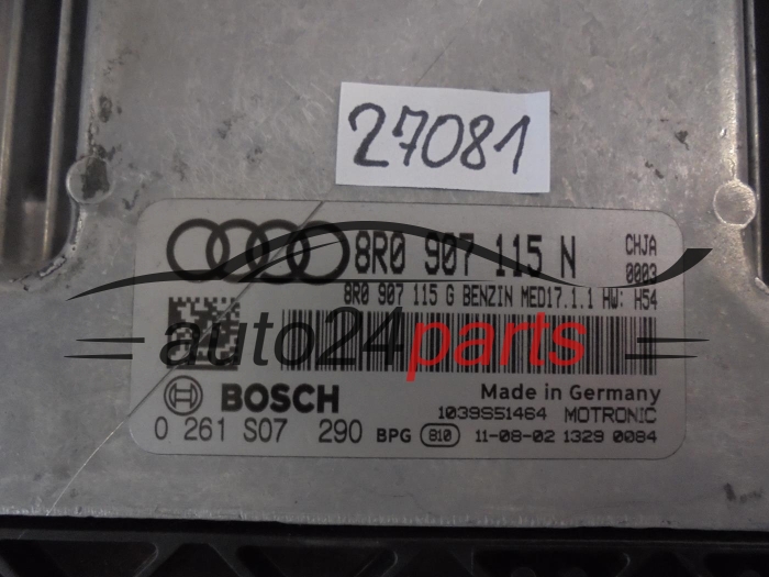 KOMPUTER STEROWNIK SILNIKA AUDI Q5 0261S07290 8R0907115N MED17.1.1