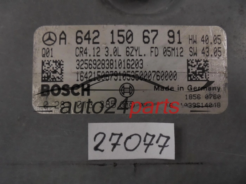 MERCEDES BENZ 0281013385 A6421506791 CR4.12