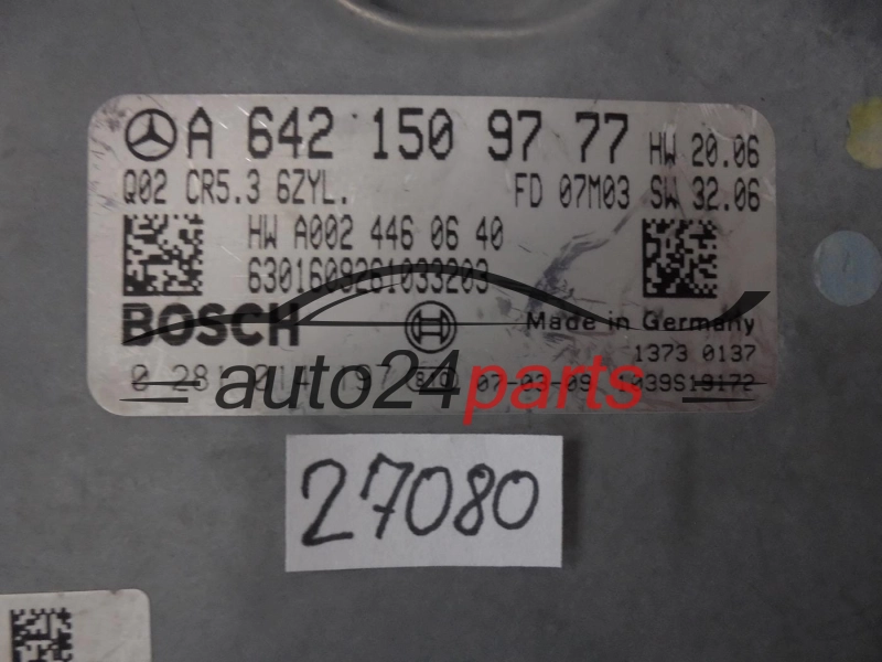 MERCEDES BENZ 0281014197 A6421509777 CR5.3