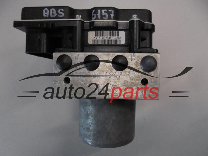 POMPA ABS I STEROWNIK MERCEDES BENZ 0265251324 A0074311012 0265951523