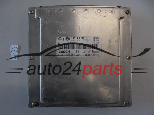 KOMPUTER STEROWNIK SILNIKA MERCEDES W203 C220 2.2 CDI BOSCH 0 281 010 851, 0281010851, A 000 153 52 79, A0001535279