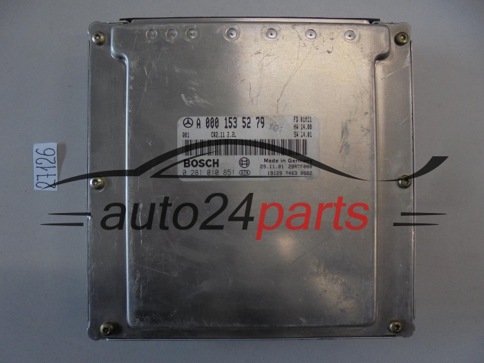 Centralita de motor MERCEDES 0281010851 A0001535279