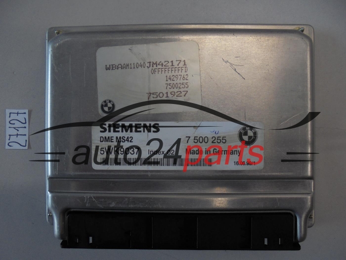 KOMPUTER STEROWNIK SILNIKA BMW 7 728 E38 528 E39 E46 SIEMENS 5WK9037 DME MS42 7500255