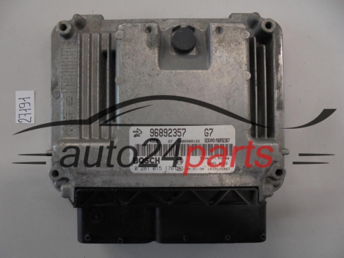 KOMPUTER STEROWNIK SILNIKA OPEL CHEVROLET 2.0 VCDI BOSCH 0 281 015 176, 0281015176, 96892357