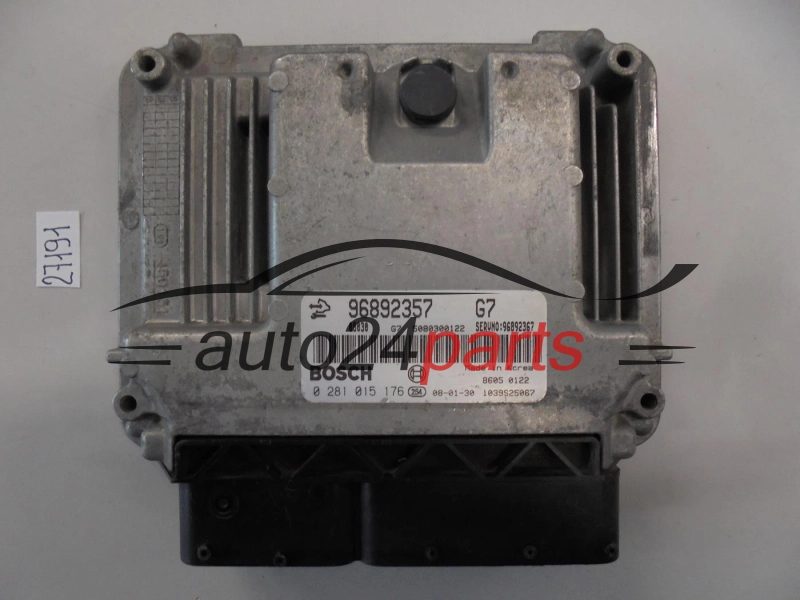 KOMPUTER STEROWNIK SILNIKA OPEL CHEVROLET 2.0 VCDI BOSCH 0 281 015 176, 0281015176, 96892357