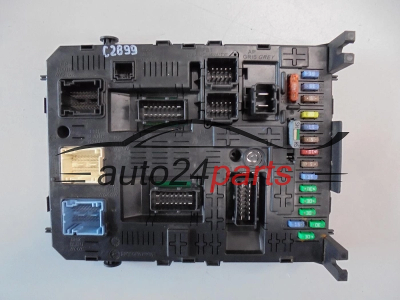 CENTRALKA MODUL BSI CITROEN PEUGEOT 1.6 HDI 96 640 590 8001, 966405908001, 281201930B, 28120836-4, 28119248-3B