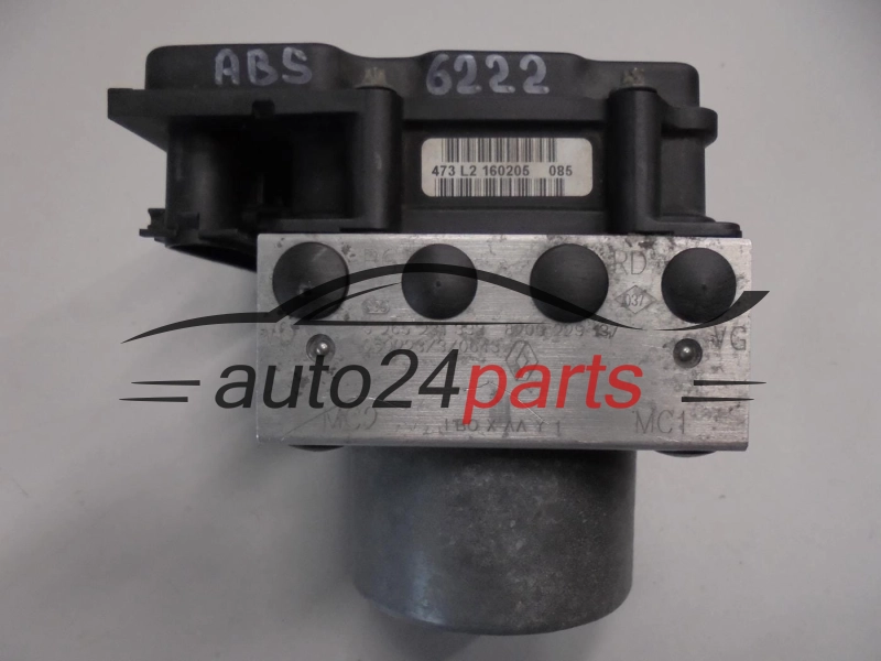 ABS POMPA I STEROWNIK RENAULT CLIO II KANGOO THALIA TWINGO NISSAN KUBISTAR BOSCH 0 265 231 333, 0265231333, 8200 229 137, 8200229137, 0 265 800 335, 0265800335