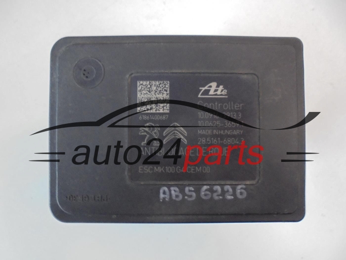 ABS POMPA I STEROWNIK CITROEN PEUGEOT 9822654880, 10.220-1206.4, 1022012064, 10.0916-3913.3, 10091639133
