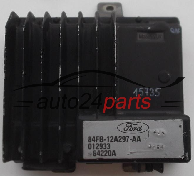 KOMPUTER STEROWNIK SILNIKA FORD FIESTA 84FB-12A297-AA, 84FB12A297AA 