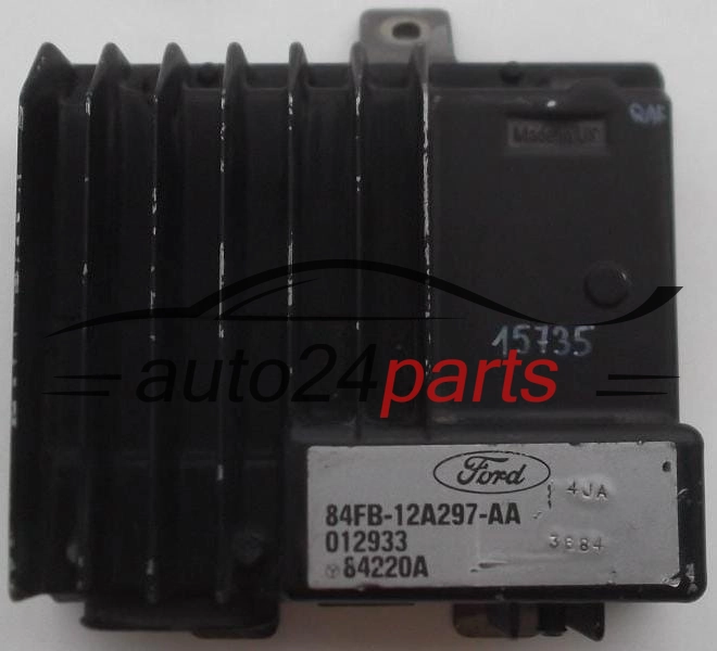 KOMPUTER STEROWNIK SILNIKA FORD FIESTA 84FB-12A297-AA, 84FB12A297AA 