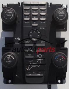 PANEL STEROWANIA RADIEM KLIMATRONIKIEM VOLVO V50 S40 8697155 / 04W031 - R+K07, R+K10