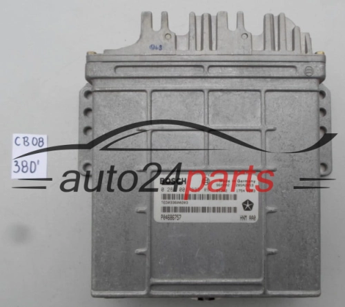 KOMPUTER STEROWNIK SILNIKA CHRYSLER VOYAGER 2.5 TDI BOSCH 0281001333, 0 281 001 333, TED 155700553, P04686660AD