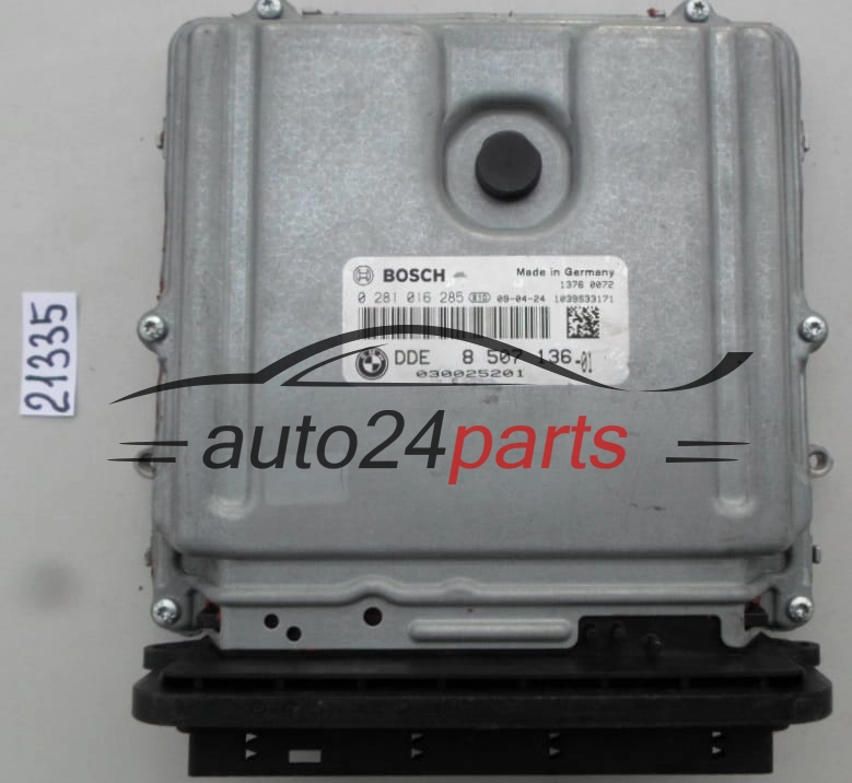 KOMPUTER STEROWNIK SILNIKA BMW E90 BOSCH 0 281 016 285, 0281016285, DDE 8 507 136, 8507136, DDE8507136