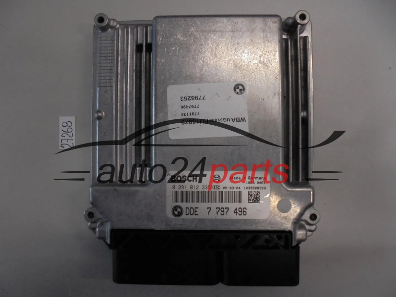 KOMPUTER STEROWNIK SILNIKA BMW 0281012335 7797496 DDE7797496