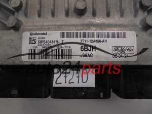 KOMPUTER STEROWNIK SILNIKA FORD 7T11-12A650-AH 7T1112A650AH 5WS40481H-T 5WS40481HT SID206