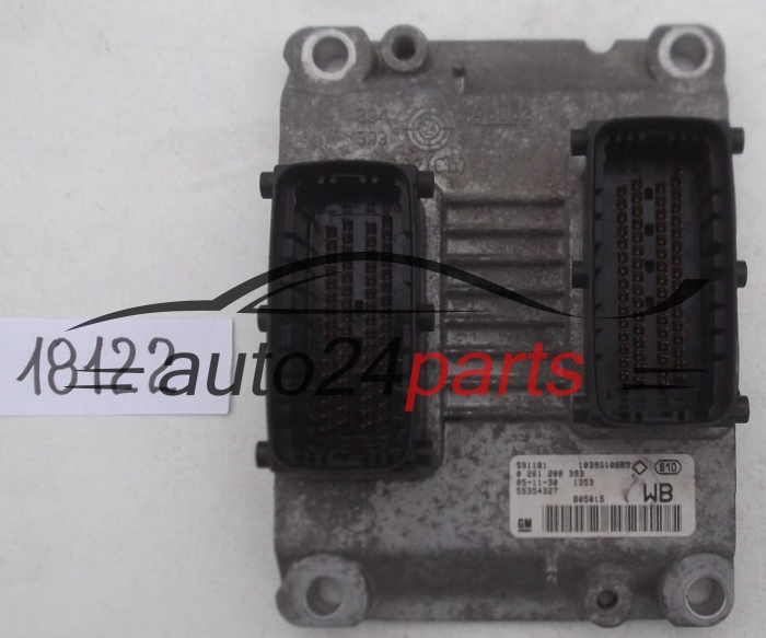 KOMPUTER STEROWNIK SILNIKA OPEL CORSA C 1.0 Z10XEP BOSCH 0 261 208 393, 0261208393