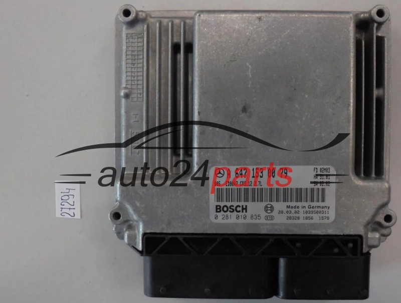 KOMPUTER STEROWNIK SILNIKA MERCEDES W211 E270 2.7 CDI BOSCH 0 281 010 835, 0281010835, A 647 153 00 79, A6471530079, 6471530079