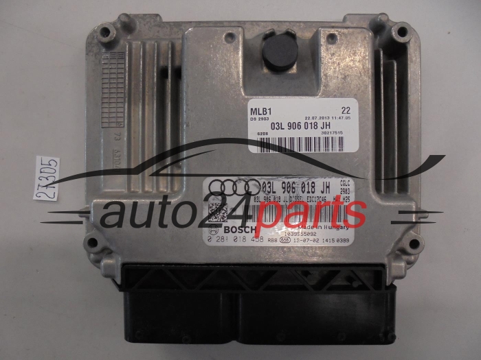 Centralita de motor Audi 0281018458 03L906018JH EDC17C46
