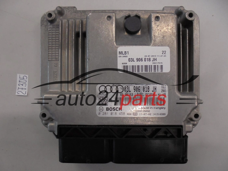 Komputer sterownik silnika Audi 0281018458 03L906018JH EDC17C46
