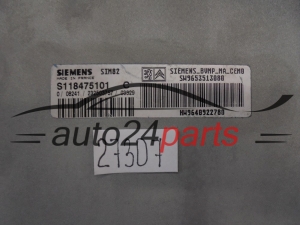 STEROWNIK SKRZYNI AUTOMATYCZNEJ CITROEN PEUGEOT S118475101C SW 9653513080 HW 9640922780 SIM82