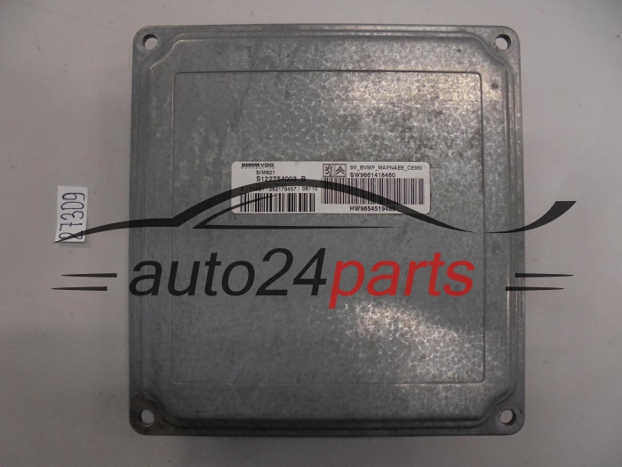 STEROWNIK SKRZYNI AUTOMATYCZNEJ CITROEN PEUGEOT S122754003B SW 9661418480 HW 9654519480 SIM821