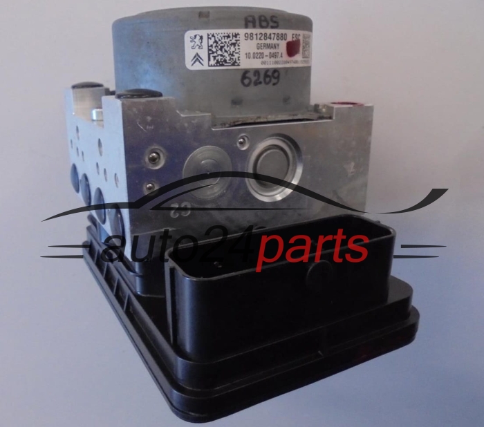 ABS POMPA I STEROWNIK CITROEN PEUGEOT 9812847880, 10.0220-0497.4, 10022004974, 10.0915-3955.3, 10091539553