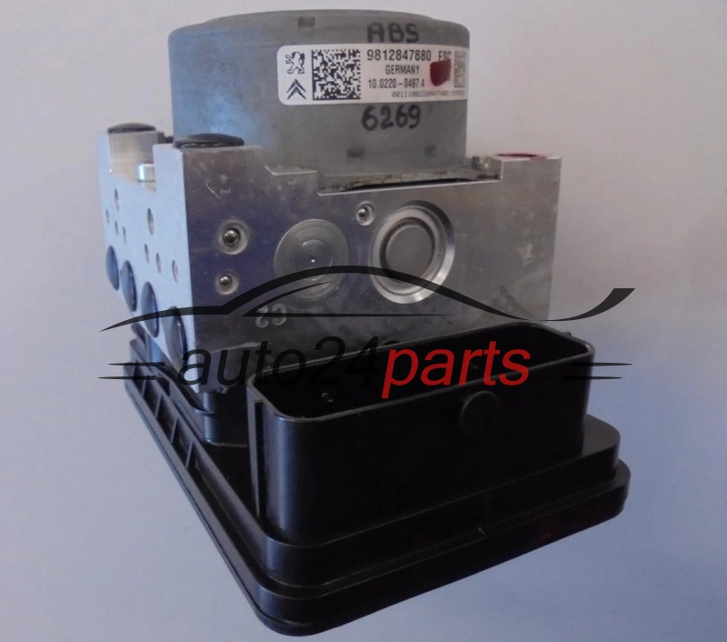 ABS POMPA I STEROWNIK CITROEN PEUGEOT 9812847880, 10.0220-0497.4, 10022004974, 10.0915-3955.3, 10091539553