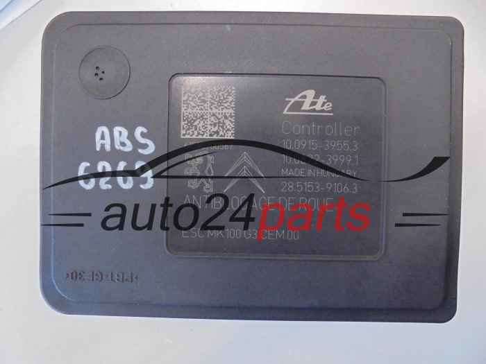 ABS POMPA I STEROWNIK CITROEN PEUGEOT 9812847880, 10.0220-0497.4, 10022004974, 10.0915-3955.3, 10091539553