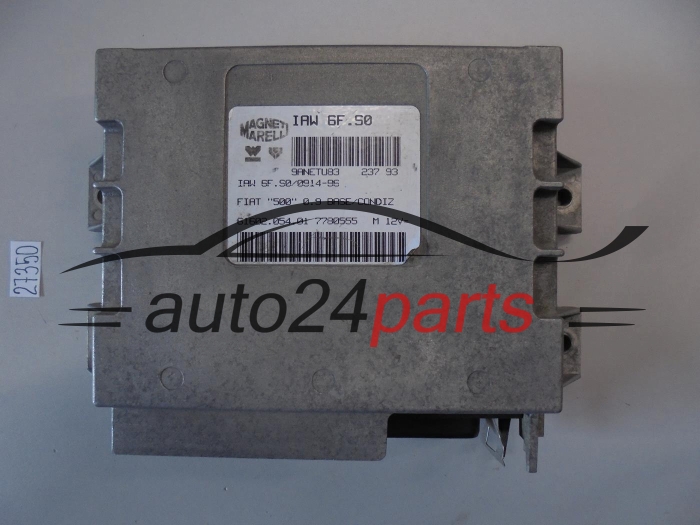 KOMPUTER STEROWNIK SILNIKA FIAT CINQUECENTO 500 0.9, MAGNETI MARELLI IAW 6F.S0, IAW6FS0, 61602.012.06, 6160201206, 7780555